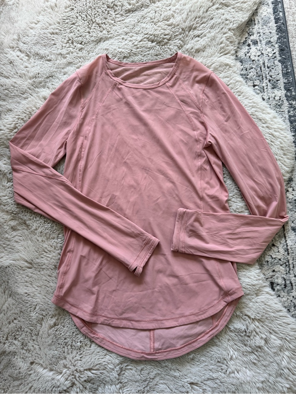lululemon athletica Long-Sleeve Crewneck Top - Dusty Rose